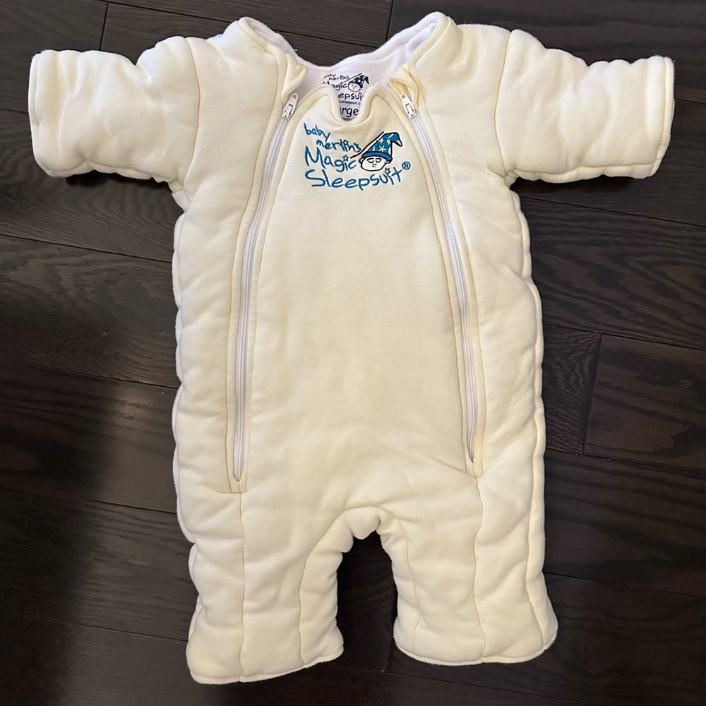 Baby Merlin’s Magic Sleepsuit Large, Yellow